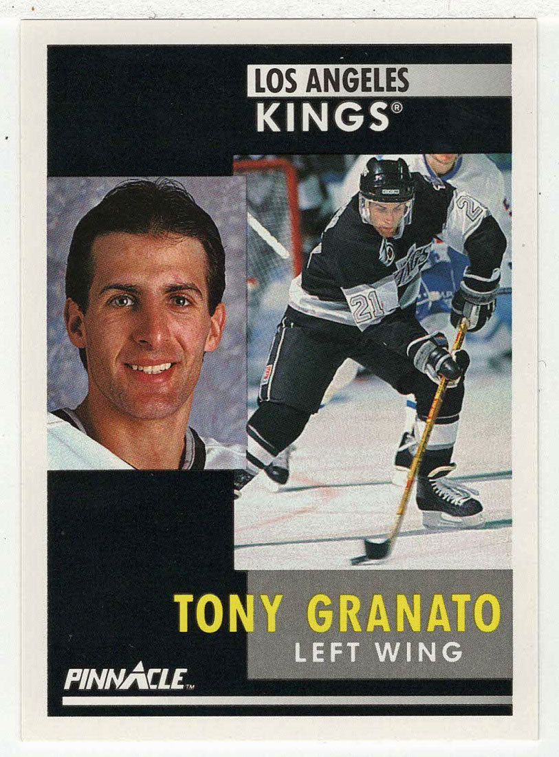 Tony Granato - Los Angeles Kings (NHL Hockey Card) 1991-92 Pinnacle # 76 Mint