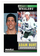 Adam Burt - Hartford Whalers (NHL Hockey Card) 1991-92 Pinnacle # 77 Mint
