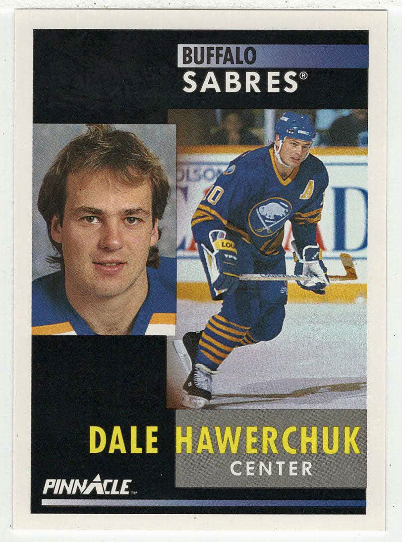 Dale Hawerchuk - Buffalo Sabres (NHL Hockey Card) 1991-92 Pinnacle # 80 Mint