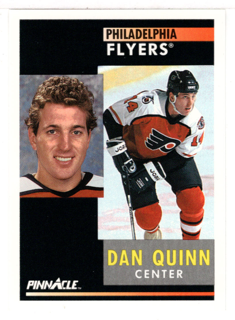 Dan Quinn - Philadelphia Flyers (NHL Hockey Card) 1991-92 Pinnacle # 84 Mint