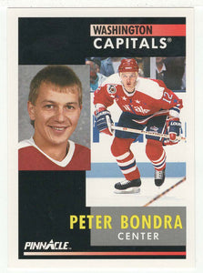 Peter Bondra - Washington Capitals (NHL Hockey Card) 1991-92 Pinnacle # 87 Mint
