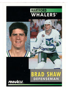 Brad Shaw - Hartford Whalers (NHL Hockey Card) 1991-92 Pinnacle # 88 Mint