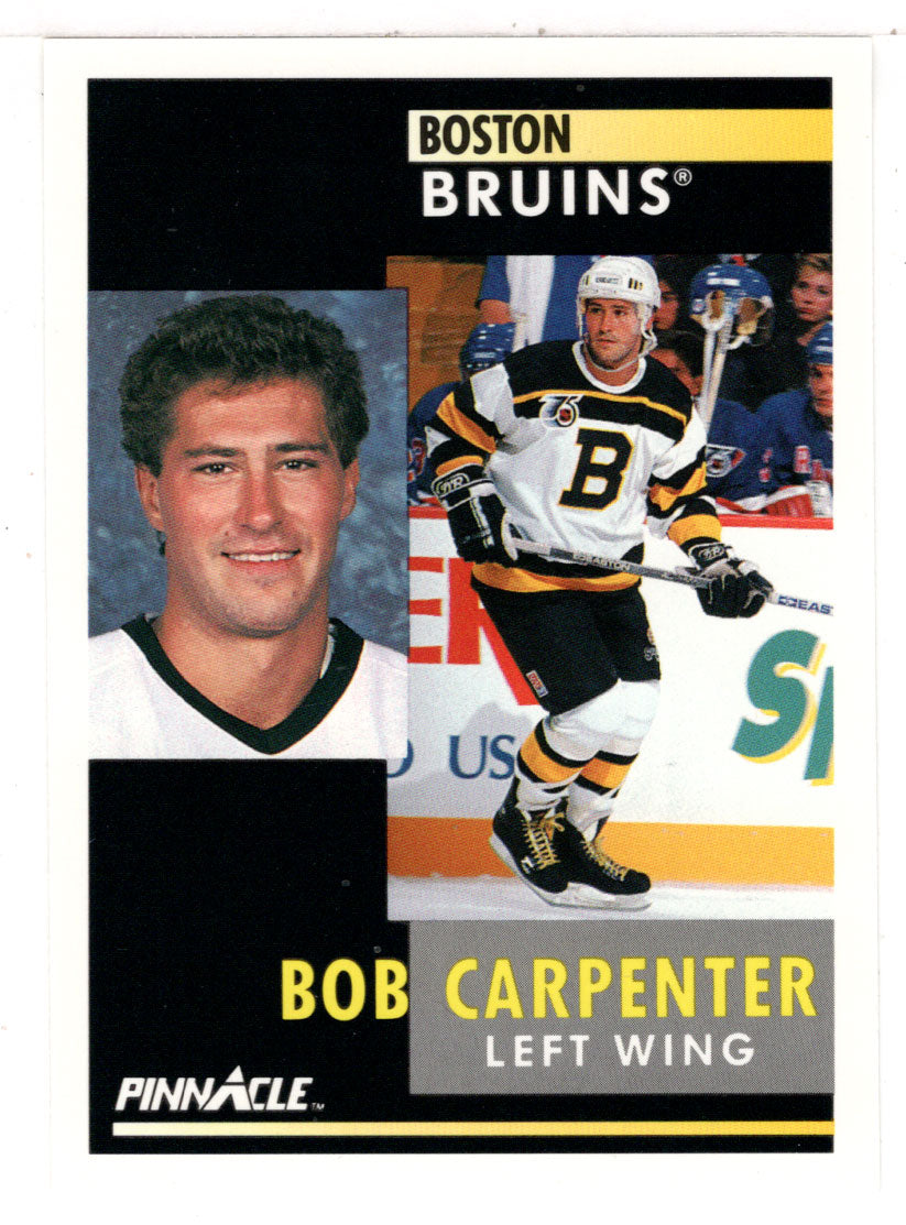 Bob Carpenter - Boston Bruins (NHL Hockey Card) 1991-92 Pinnacle # 99 Mint