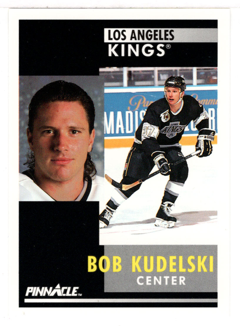 Bob Kudelski - Los Angeles Kings (NHL Hockey Card) 1991-92 Pinnacle # 113 Mint