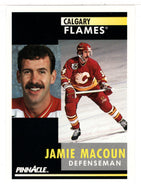 Jamie Macoun - Calgary Flames (NHL Hockey Card) 1991-92 Pinnacle # 114 Mint