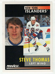 Steve Thomas - New York Islanders (NHL Hockey Card) 1991-92 Pinnacle # 116 Mint