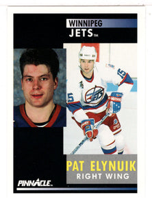 Pat Elynuik - Winnipeg Jets (NHL Hockey Card) 1991-92 Pinnacle # 117 Mint