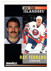 Ray Ferraro - New York Islanders (NHL Hockey Card) 1991-92 Pinnacle # 123 Mint