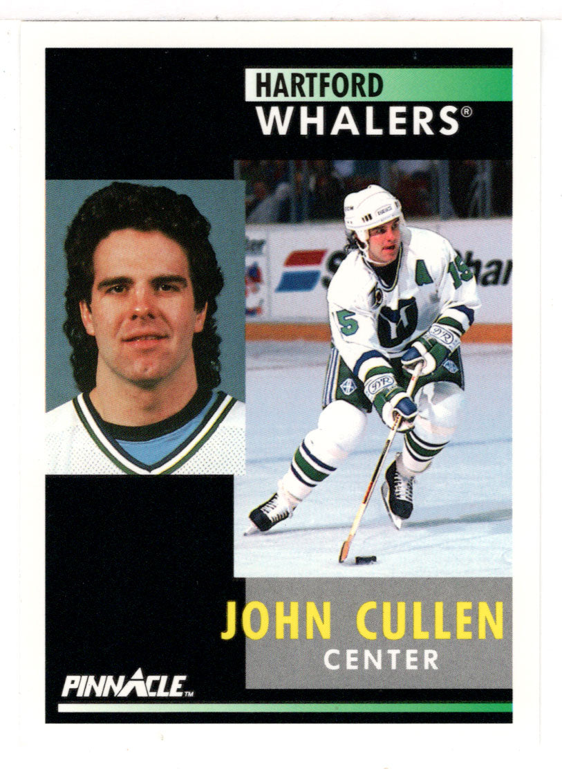 John Cullen - Hartford Whalers (NHL Hockey Card) 1991-92 Pinnacle # 125 Mint