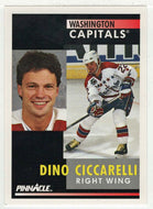 Dino Ciccarelli - Washington Capitals (NHL Hockey Card) 1991-92 Pinnacle # 128 Mint