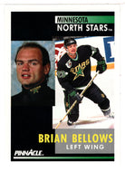 Brian Bellows - Minnesota North Stars (NHL Hockey Card) 1991-92 Pinnacle # 129 Mint