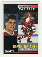 Kevin Hatcher - Washington Capitals (NHL Hockey Card) 1991-92 Pinnacle # 131 Mint