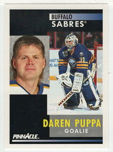 Daren Puppa - Buffalo Sabres (NHL Hockey Card) 1991-92 Pinnacle # 137 Mint
