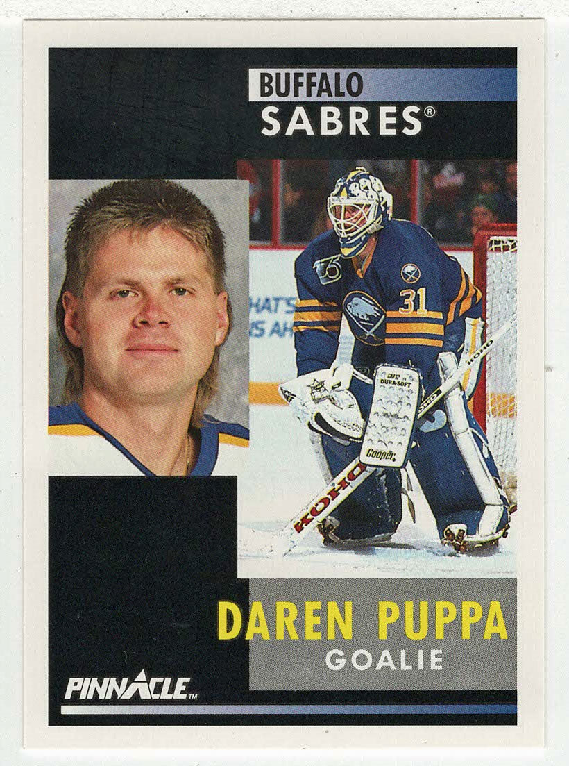 Daren Puppa - Buffalo Sabres (NHL Hockey Card) 1991-92 Pinnacle # 137 Mint