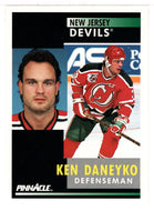 Ken Daneyko - New Jersey Devils (NHL Hockey Card) 1991-92 Pinnacle # 142 Mint