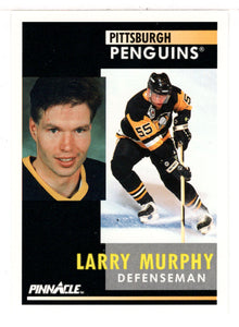 Larry Murphy - Pittsburgh Penguins (NHL Hockey Card) 1991-92 Pinnacle # 143 Mint