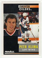 Petr Klima - Edmonton Oilers (NHL Hockey Card) 1991-92 Pinnacle # 159 Mint