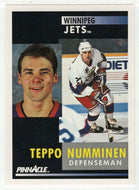 Teppo Numminen - Winnipeg Jets (NHL Hockey Card) 1991-92 Pinnacle # 166 Mint