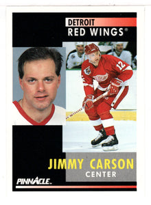 Jimmy Carson - Detroit Red Wings (NHL Hockey Card) 1991-92 Pinnacle # 173 Mint
