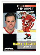 Jimmy Carson - Detroit Red Wings (NHL Hockey Card) 1991-92 Pinnacle # 173 Mint