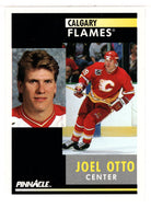 Joel Otto - Calgary Flames (NHL Hockey Card) 1991-92 Pinnacle # 179 Mint