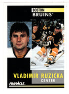 Vladimir Ruzicka - Boston Bruins (NHL Hockey Card) 1991-92 Pinnacle # 181 Mint
