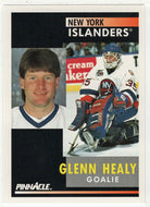 Glenn Healy - New York Islanders (NHL Hockey Card) 1991-92 Pinnacle # 185 Mint
