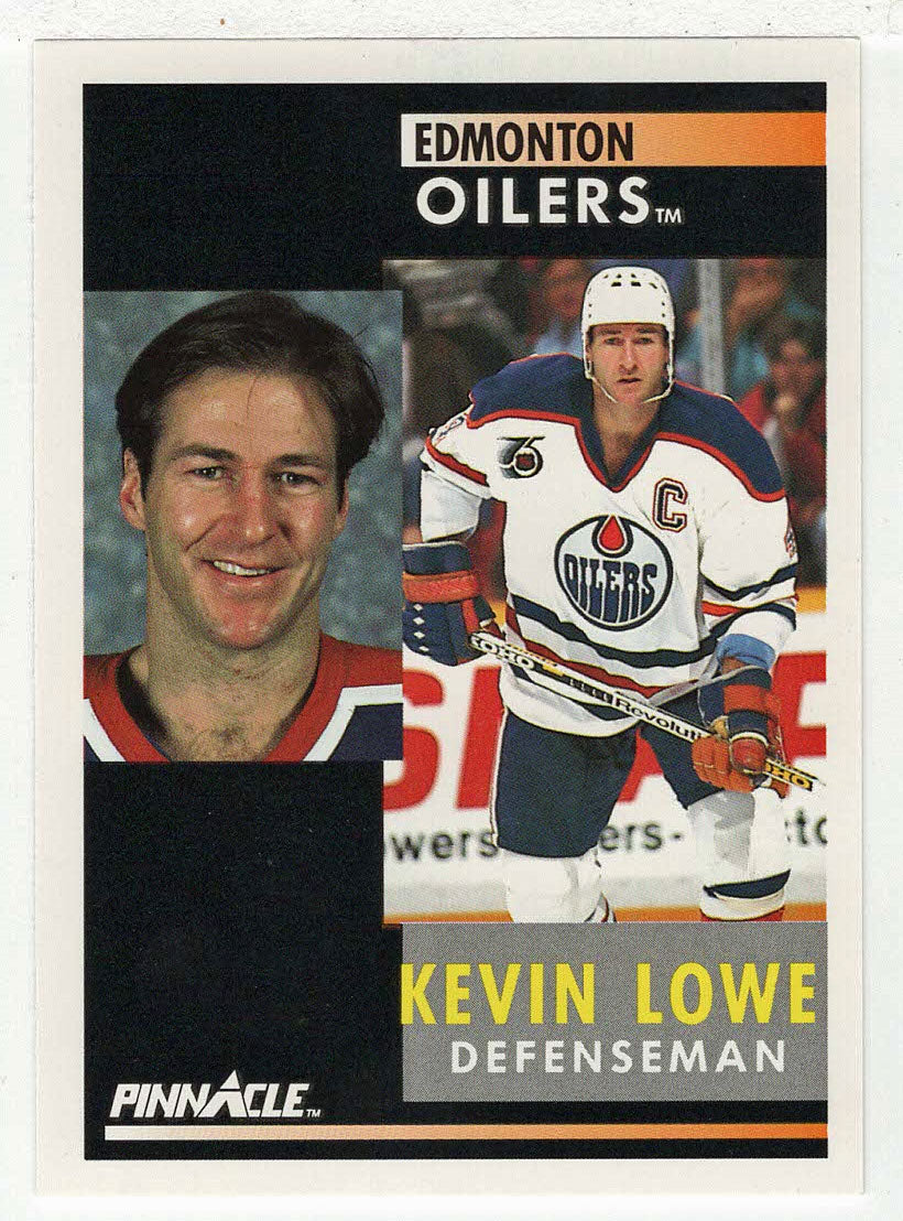 Kevin Lowe - Edmonton Oilers (NHL Hockey Card) 1991-92 Pinnacle # 188 Mint