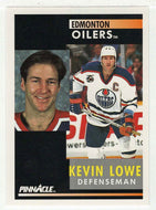 Kevin Lowe - Edmonton Oilers (NHL Hockey Card) 1991-92 Pinnacle # 188 Mint