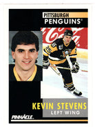 Kevin Stevens - Pittsburgh Penguins (NHL Hockey Card) 1991-92 Pinnacle # 191 Mint