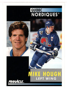 Mike Hough - Quebec Nordiques (NHL Hockey Card) 1991-92 Pinnacle # 194 Mint