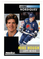 Mike Hough - Quebec Nordiques (NHL Hockey Card) 1991-92 Pinnacle # 194 Mint