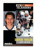David Volek - New York Islanders (NHL Hockey Card) 1991-92 Pinnacle # 198 Mint