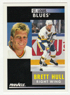 Brett Hull - St. Louis Blues (NHL Hockey Card) 1991-92 Pinnacle # 200 Mint