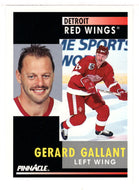 Gerard Gallant - Detroit Red Wings (NHL Hockey Card) 1991-92 Pinnacle # 205 Mint