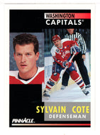 Sylvain Cote - Washington Capitals (NHL Hockey Card) 1991-92 Pinnacle # 221 Mint