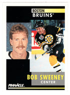 Bob Sweeney - Boston Bruins (NHL Hockey Card) 1991-92 Pinnacle # 222 Mint