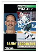 Randy Ladouceur - Hartford Whalers (NHL Hockey Card) 1991-92 Pinnacle # 224 Mint