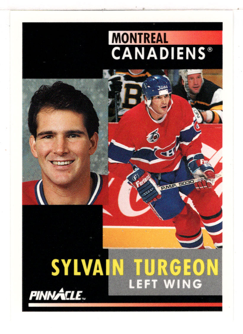 Sylvain Turgeon - Montreal Canadiens (NHL Hockey Card) 1991-92 Pinnacle # 226 Mint