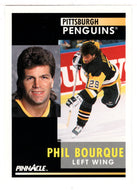Phil Bourque - Pittsburgh Penguins (NHL Hockey Card) 1991-92 Pinnacle # 227 Mint