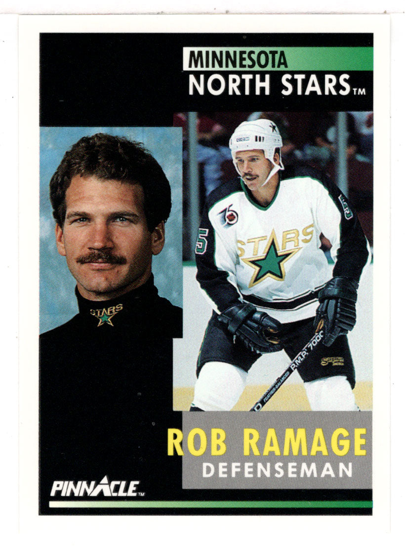 Rob Ramage - Minnesota North Stars (NHL Hockey Card) 1991-92 Pinnacle # 228 Mint