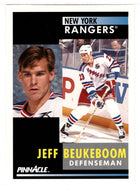 Jeff Beukeboom - New York Rangers (NHL Hockey Card) 1991-92 Pinnacle # 229 Mint