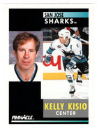 Kelly Kisio - San Jose Sharks (NHL Hockey Card) 1991-92 Pinnacle # 231 Mint