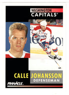 Calle Johansson - Washington Capitals (NHL Hockey Card) 1991-92 Pinnacle # 232 Mint