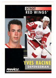 Yves Racine - Detroit Red Wings (NHL Hockey Card) 1991-92 Pinnacle # 233 Mint