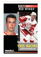 Yves Racine - Detroit Red Wings (NHL Hockey Card) 1991-92 Pinnacle # 233 Mint