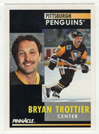 Bryan Trottier - Pittsburgh Penguins (NHL Hockey Card) 1991-92 Pinnacle # 241 Mint