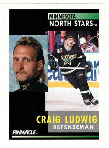 Craig Ludwig - Minnesota North Stars (NHL Hockey Card) 1991-92 Pinnacle # 248 Mint