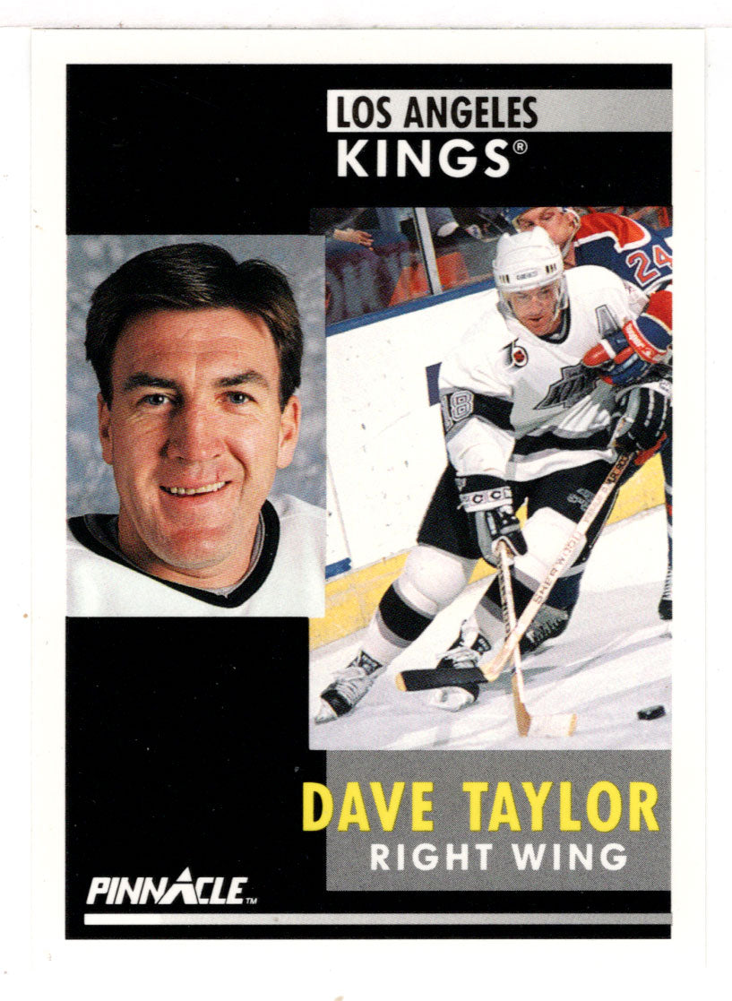 Dave Taylor - Los Angeles Kings (NHL Hockey Card) 1991-92 Pinnacle # 249 Mint
