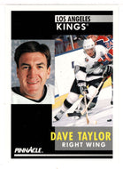 Dave Taylor - Los Angeles Kings (NHL Hockey Card) 1991-92 Pinnacle # 249 Mint